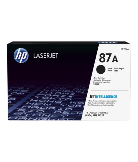 CARTOUCHE DE TONER HP CF287A ORIGINAL - NOIR