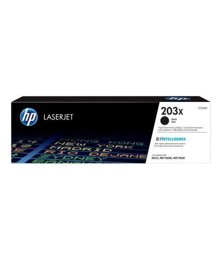 CARTOUCHE DE TONER CF540X HP 203X ORIGINAL - LASERJET - NOIR