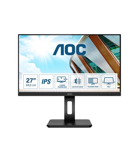 ECRAN AOC 27P2Q - 27" - 1920X1080 FHD IPS