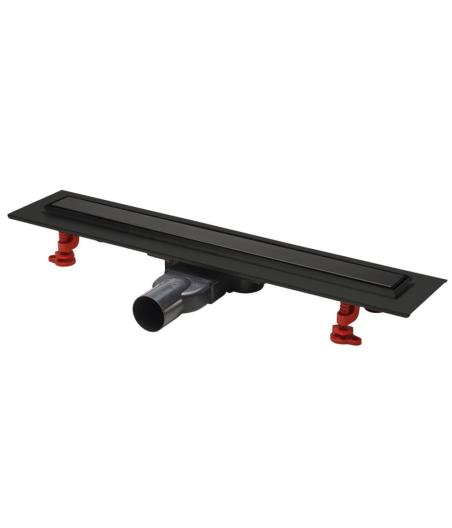 DRAIN D EVACUATION AU SOL VENISIO-SLIM 70CM NOIR