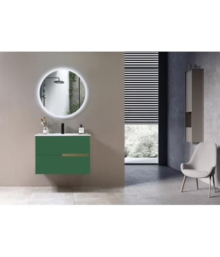 MEUBLE AKARI AVEC MIROIR LED-VERT