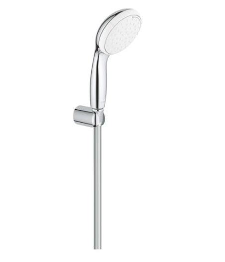 KIT SUPPORT MURAL GROHE 2 JETS CHROME