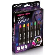 CRAYONS DE PEINTURE INTENSE MOON GLOW NEON UV POUR CORPS