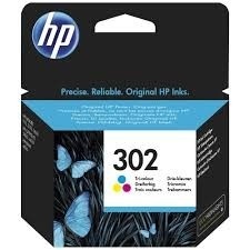 CARTOUCHE ENCRE HP 302 - 3 COULEURS - 165 PAGES