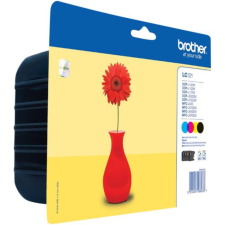 CARTOUCHE D'ENCRE BROTHER BLISTER LC121 MULTICOLORE 300 PAGES