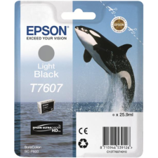 CARTOUCHE D'ENCRE EPSON T7607 NOIRE CLAIR 26ML