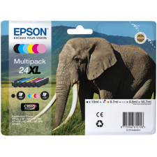 CARTOUCHE D'ENCRE EPSON 24XL MULTI COLORE 55.7ML 740 PAGES PACK DE 6