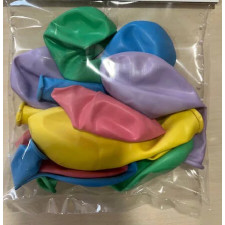 10 BALLONS MULTICOLORE 26 CM