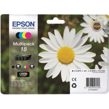 CARTOUCHE D'ENCRE EPSON 18 MULTIPACK 4COULEURS 15.1ML CLARIA HOME