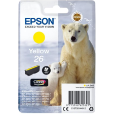 CARTOUCHE D'ENCRE EPSON 26 JAUNE 4.5ML 300 PAGES