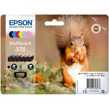 CARTOUCHE D'ENCRE EPSON 378XL MULTIPACK 6 COULEURS BLISTER 500-830 PAGES