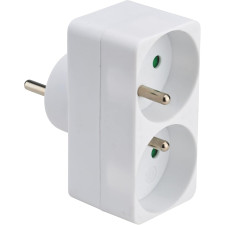 BIPLITE DEBFLEX FACADE 2P T 16A BLANC