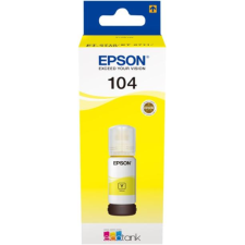 CARTOUCHE D'ENCRE EPSON 104 ECOTANK JAUNE 65ML 7500 PAGES
