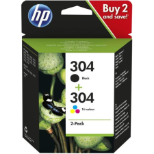CARTOUCHE D'ENCRE HP 304 NOIRE/TRICOLORE 2ML PACK DE 2