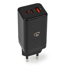 CHARGEUR MURAL NEDIS WCGPD65W100BK 65W NOMBRE DE SORTIES 3 USB-A 2XUBS-C