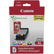 CARTOUCHE D'ENCRE CANON CLI-571XL 4 COULEURS 11ML PIXMA